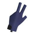 thumbnail image 4 of 3 dedos Glove Billiard Juego informal Ligero Pooker Pool Glove Azul negro izquierdo S, 4 of 8