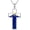 Lapis Lazuli, variant on Cross Mountains Necklace 925 Sterling Silver Turquoise Lapis Lazuli Abalone Moonstone Gravel Sunset Nature Jewelry Faith Christian Gift for Men Women
