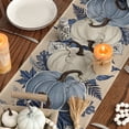thumbnail image 5 of Sm:)e Blue Pumpkin Fall Table Runner 13x72 Inch, Thanksgiving Decorations for Kitchen Dinning Home Party, 5 of 7