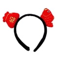 thumbnail image 2 of 2 Piezas Diadema de Año Nuevo Chino Suministros de Fiesta Decoración Disfraces Sombrero  Lindo para Hombres Mujeres Niñas Disfraz Regalo Cumpleaños Estilo A Hugo  aro de pelo, 2 of 10