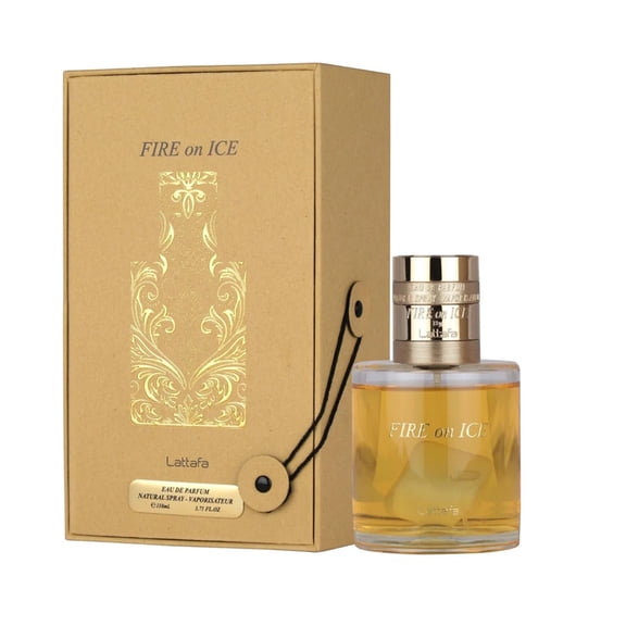 Lattafa Fire on Ice Eau de Parfum 3.7 oz / 110 ml – Unisex Fragrance Spray