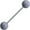 Grey, variant on Body Candy 14G Women 316L Stainless Steel Pastel Shimmer Grey Mens Barbell Tongue Ring Body Piercing Jewelry 5/8”