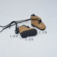 thumbnail image 2 of Niannyyhouse Zapatos De Cuero De Muñeca De Peluche De 20 Cm De Longitud 5,4 Cm Accesorios para Muñecas De 8 Pulgadas (Marrón-2), 2 of 5