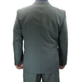 thumbnail image 2 of Sharp Hand Tailored 2pc Men Double Breasted Dress Suit w/1 Pair of Socks - Gray 48S, 2 of 3
