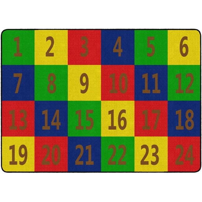 Flagship Carpets FE381-32A 6 x 8 ft. 4 Number Seating School Classroom ...