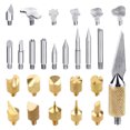 thumbnail image 3 of Wood Engraving Burning Pen Tips Wood burning Set Soldering Pyrography Solder Nozzles Brass Stencils Kit Tool, 3 of 9