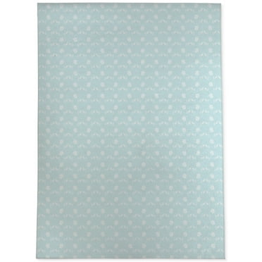 TRANSLUCENT FLOWER MULTI AQUA Outdoor Rug By Kavka Designs