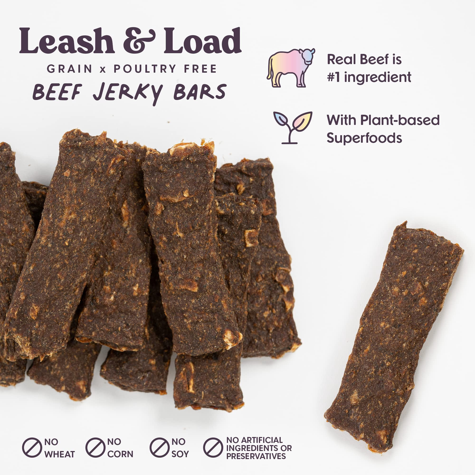 (Pack Of 6) Bundle X Joy Bars Beef Jerky Superfood 5 Oz