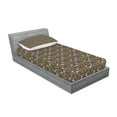 thumbnail image 2 of Ambesonne Floral Fitted Sheet & Pillow Sham Set, Victorian Style Bell Flowers, Twinxl, Multicolor, 2 of 2