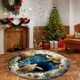 thumbnail image 4 of Oliegs Blanket Version And 3D Carpet Soft And Durable Fabric Holiday Floor Slip Round Carpet For The, 4 of 5
