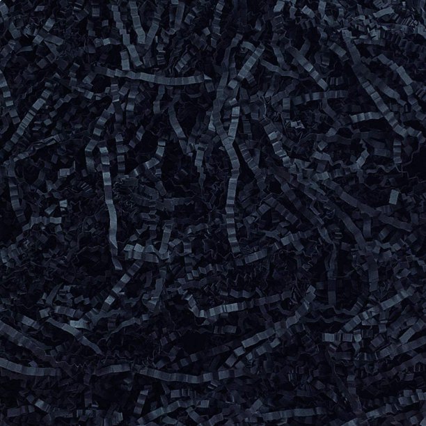 Black Crinkle Cut Paper Shred Filler 1/2 LB Shredded Paper for Gift