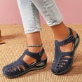 thumbnail image 5 of Mostsola Womens Wedge Platform Sandals Closed Toe Hollow out Fisherman Sandals Comfort Walking Shoes, 5 of 5