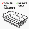 HeavyDuty PowderCoated Steel Above Sea Level Cooler Basket for