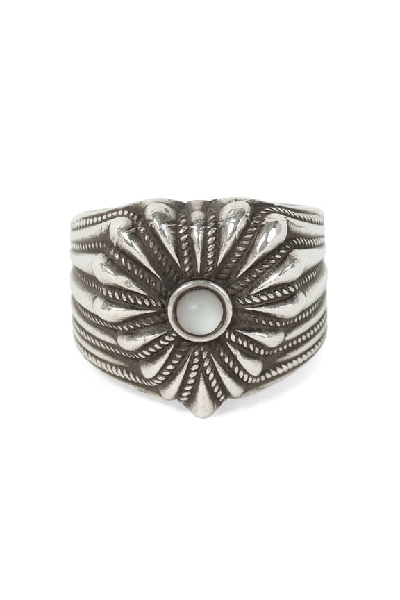 Pre-Owned GUCCI ring, silver, size 17, engraved heart ring / Ag925, men's