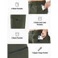 thumbnail image 4 of NORTHYARD Men's and Big Men's Cargo Shorts 9" Hiking Camping Golf Short Casual Travel Work Outdoor UPF 50+ Multipocket for Men Armygreen 4XL, 4 of 8