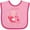 Pink and Fuchsia, variant on Inktastic It's My Mommy's 1st Mother's Day Boys or Girls Baby Bib