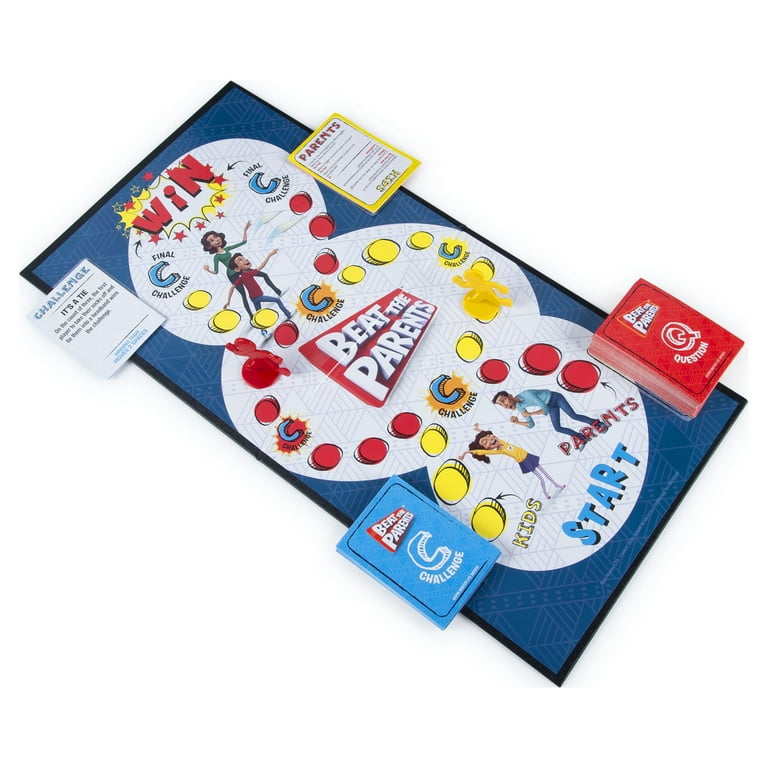  Spin Master Games Beat The Parents Family Challenge Board Game,  Multicolor (6023133) : Toys & Games