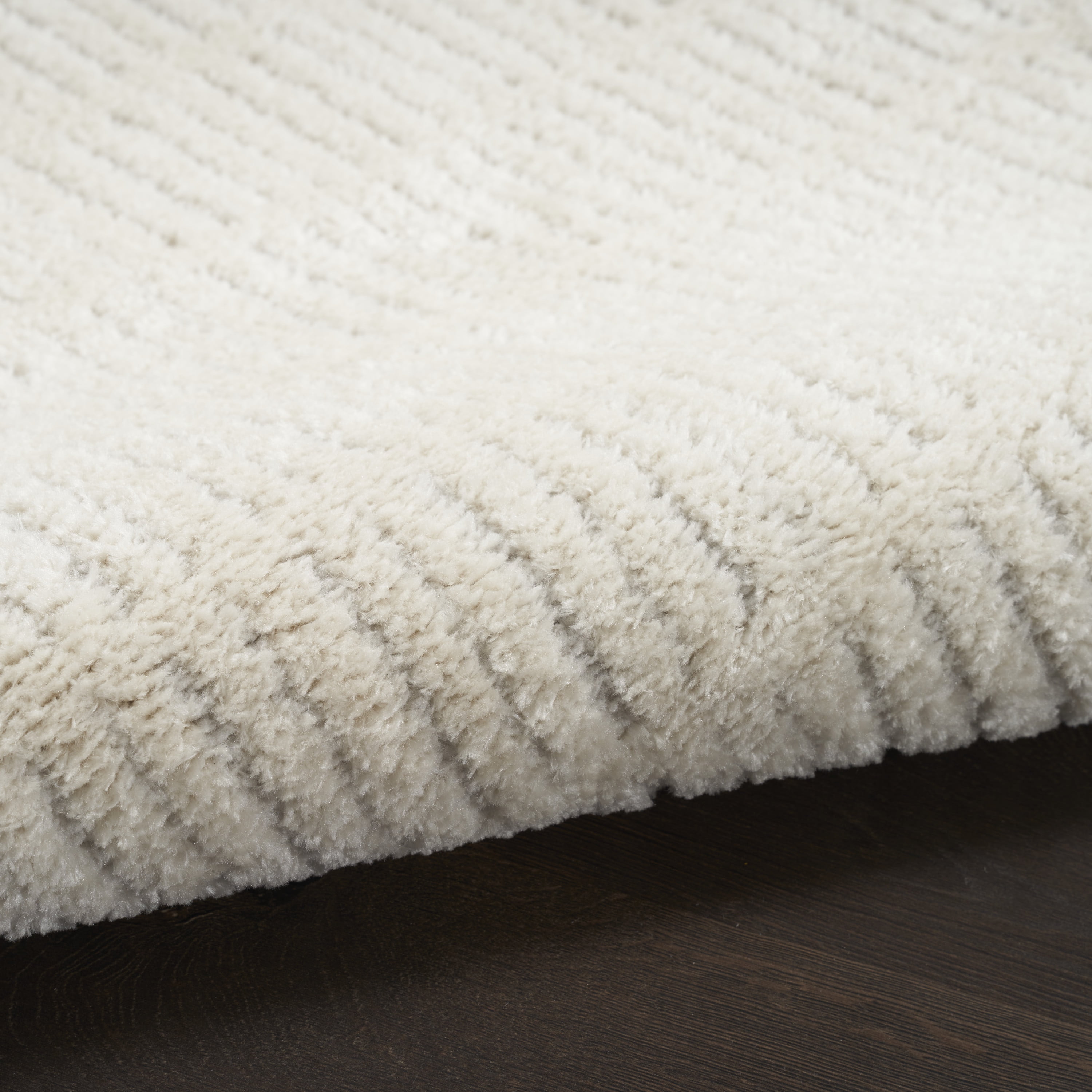 Nourison Cozy Modern Scandinavian Ivory Grey 3'11" x 5'11" Area Rug (4x6)