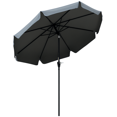 thumbnail image 1 of Outsunny 8.5 ft Outdoor Patio Umbrella with Tilt and Crank for Deck Garden, 1 of 10