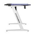 thumbnail image 5 of Dardashti 29.72" Gaming Desk with built in LED Lights in Arctic White, 5 of 9