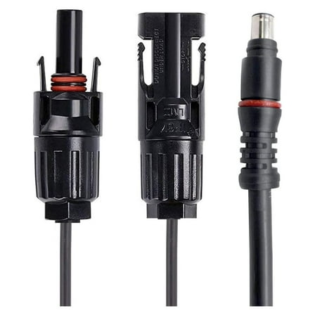 HY-AS-MD8MM Connector Solar to Male 8mm Adapter, Black