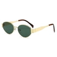 thumbnail image 6 of 2026 Fashionable Oval Metal Full-Rim Sunglasses, Unisex Sunglasses for Men and Women in European and American Style, 6 of 8