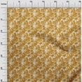 thumbnail image 2 of oneOone Coton Cambric Orange Tissu Floral Matériel de Couture Tissu Imprimé au Mètre 42 Pouces de Large, 2 of 4