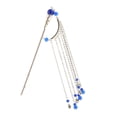 thumbnail image 4 of 2xAncient Chinese Cosplay Drama Hair Stick Pin Tassel Bell Bead Blue Sunnimix Palo de pelo chino antiguo, 4 of 6