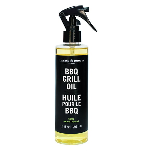 Caron & Doucet - BBQ Grill Cleaner Oil | 100% Plant-Based & Vegan | Best for Cleaning Barbeque Grills & Grates | Use with Wooden Scrapers, Brushes, Accessories & Tools | Gr