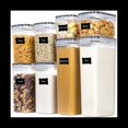 thumbnail image 4 of 1 Juego de Recipiente de Almacenamiento Transparente Sellado con Tapa para Contener Dulces de Cereales, Juego de Caja de Almacenamiento de Alimentos de Cocina, 4 of 8