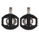 thumbnail image 3 of Pedal multiusos de plataforma de doble cara para bicicleta de montaña SPD, sellado, con calas para bicicleta de carretera., 3 of 14