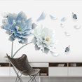 thumbnail image 5 of Venta al por mayor, flor de loto, mariposa, pegatina de pared, decoración del hogar, sala de estar, TV, fondo de pared, gran papel tapiz de PVC, diseños, pegatina 3D oso de fresa Hogar, 5 of 5
