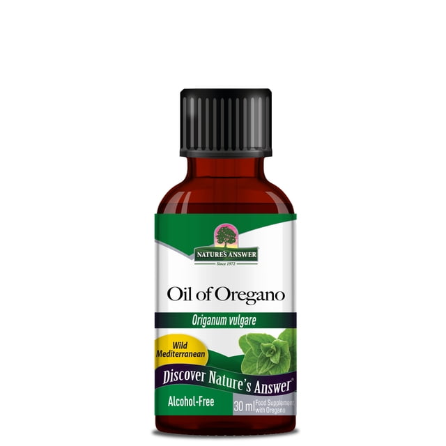 Nature's Answer |Aceite de Oregano, 1 Oz. Suplemento que respalda la función intestinal y digestiva