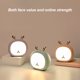 thumbnail image 4 of Yuarrent Lámpara de recargable por USB táctil continua, luz de ciervo, conejo, guardería, bonita luz nocturna para mascotas, decoración Iluminación y accesorios Azul ciervo, 4 of 6