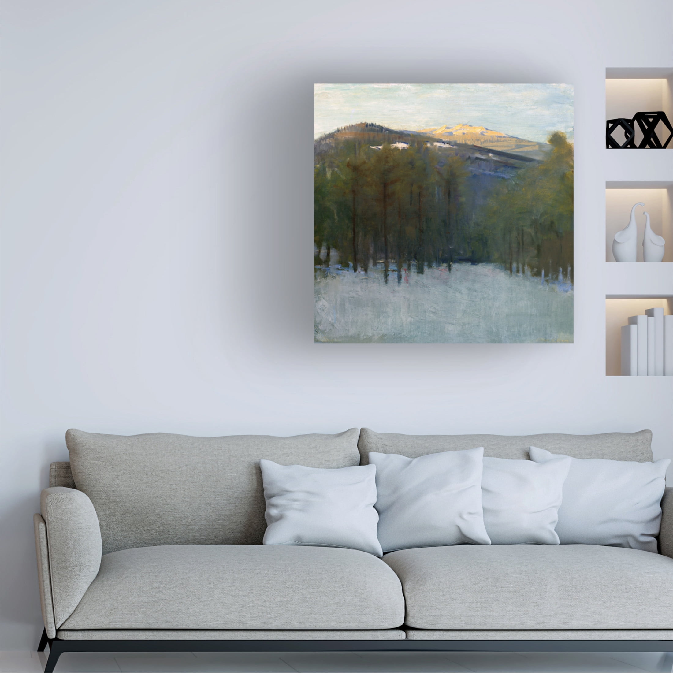 Trademark Fine Art Abbott Handerson Thayer  Thayer Mountains I Canvas Wall Art