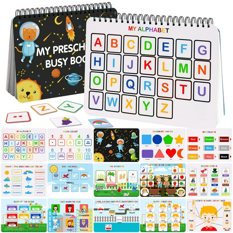 Maths Busy Book Printable Toddler Activities Preschool Curriculum  Homeschool Counting Practice Kindergarten Worksheets Math Learning Binder 