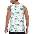 thumbnail image 3 of Easygdp Sea Turtle Men's Tank Top, Sleeveless Muscle T Shirts, Breathable, Quick-Dry, Loose for Gym, Running, Fitness - X-Large, 3 of 9