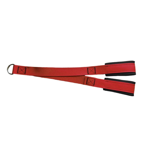 Entrenamiento en casa con cuerda para tríceps, abdominales, entrenamiento de fuerza para gimnasio, máquina de dominadas Rojo