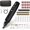 Black rotary tool kit-69pcs, variant on Engraving Pen, Cordless Rechargeable Engraver Pen,5 Speed Engraver Tool For Metal, , Plastic And Glass, Engrave 50+ Surfaces with 6 Carving Bit, 3 polishing bit, 20 Sandpaper, 4 Stencils
