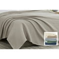 thumbnail image 2 of Cannon Heritage 100% Cotton Waffle Weave Blue Twin Blanket, Solid Casual themed, Adult Bedding, OEKO-TEX Certified, 2 of 5