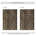 thumbnail image 4 of Yayeee Garden Flag 28"x40" Double Sided Outdoor Yard Lawn Holiday Decorations, Black Floral Pattern, 4 of 6
