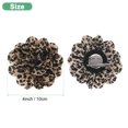 thumbnail image 3 of Broches y pines de flores de rosa para mujeres, pines de solapa de 4 pulgadas, delicadas flores de tela de satén grande de camelia [10 cm, marrón claro], 3 of 7