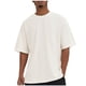 thumbnail image 1 of pstuiky camisetas de hombre, Camiseta deportiva y de fitness de color liso para hombre, con mangas cortas y cuello redondo. ropa de hombre m, 1 of 2