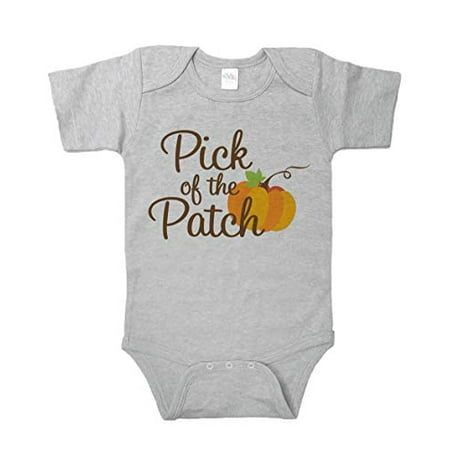 

7 ate 9 Apparel Baby s Pick of The Patch Fall Thanksgiving Onepiece Grey