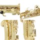 thumbnail image 3 of Saxofón alto Eb Saxofón lacado dorado con estuche y kit de cuidado Saxofón principiante, 3 of 8