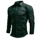 thumbnail image 1 of Camisas Hombre Manga Corta Camisa de manga larga con botones sueltos informales de estilo al libre con efectos visuales en 3D a la moda para hombres (Green, 3XL), 1 of 2