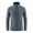 Dark Gray, variant on Men's Sport Coat Casual Solid Color Ice Silk Sports Long Sleeve Zipper Lightweight Quick Drying Sun-proof Jacket on Dark Gray XXXL(US 12)