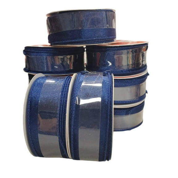 Celebrate it Christmas Ribbon BLUE 1.5 IN X 25 ft