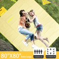 thumbnail image 2 of Manta de pícnic HX&OD, extragrande, de 203 x 203 cm, impermeable y plegable, 2 of 7