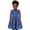 Blue, variant on Cute Kids Girls African Ankara Dress Toddler Traditional Vintage Print Dresses Casual Sleeveless Dress 1~6 Years